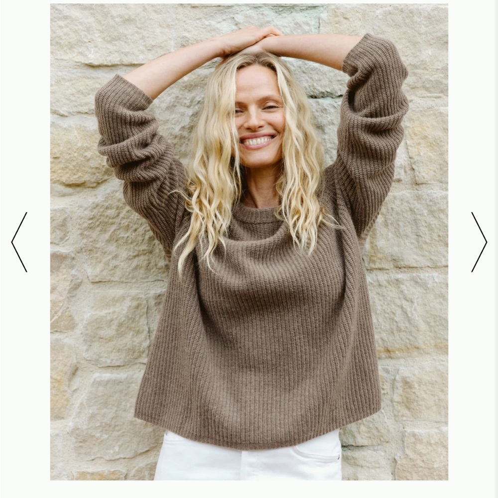 Cashmere Fisherman Sweater by Jenni Kayne
